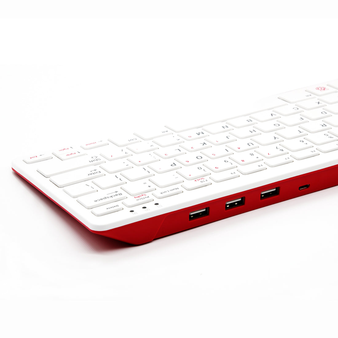 [OPEN BOX] Official Raspberry Pi Keyboard - Red and White (US Layout)