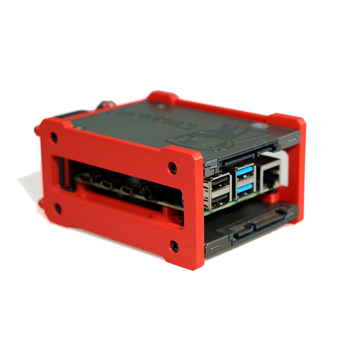TerraPi EVO Dual SSD Case for Raspberry Pi 3 & 4 3D Print File
