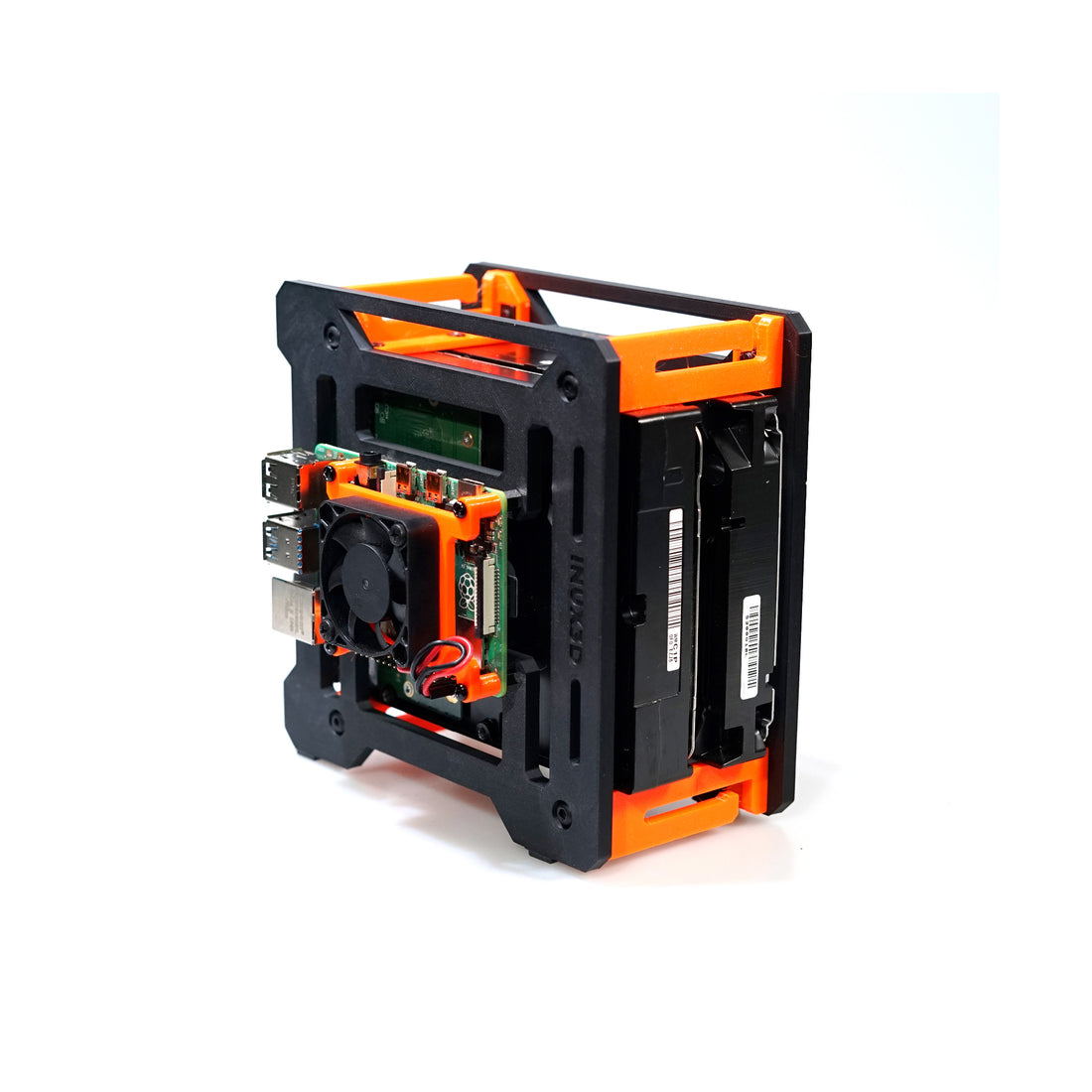 TerraPi Xtreme Duo Open Frame Case for Raspberry Pi and 2x 3.5" HDD Drives 3D Print File
