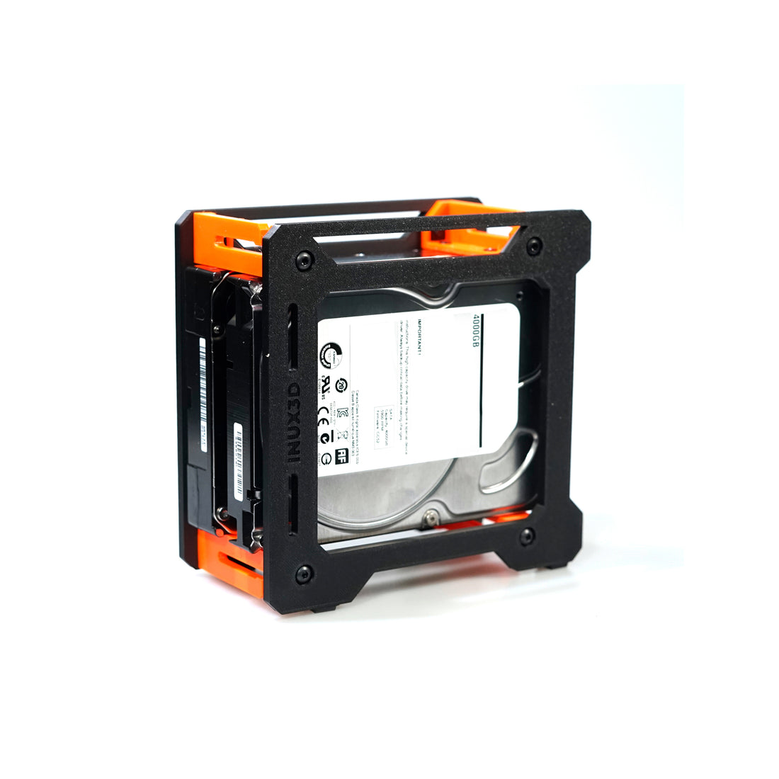 TerraPi Xtreme Duo Open Frame Case for Raspberry Pi and 2x 3.5" HDD Drives 3D STL Print File