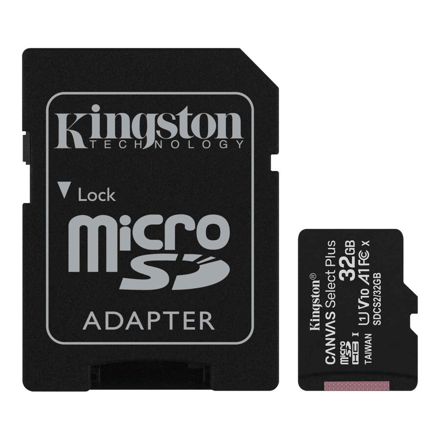 Kingston 32GB Canvas Select Plus Class 10/UHS-I (U1) microSDHC
