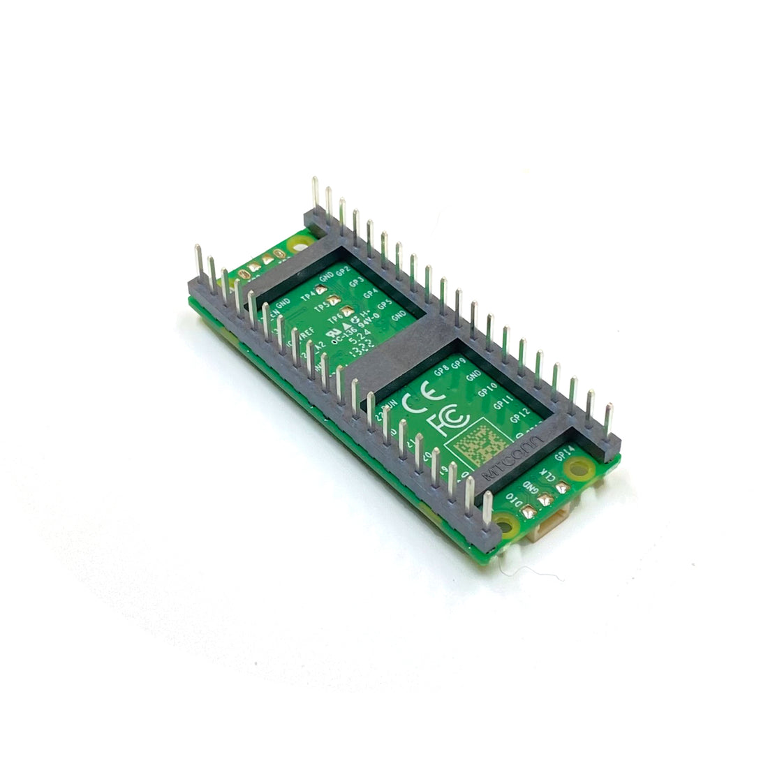 PepperTech Digital Raspberry Pi Pico-H (Pre-soldered Headers) Kit with Micro-USB to USB Cable