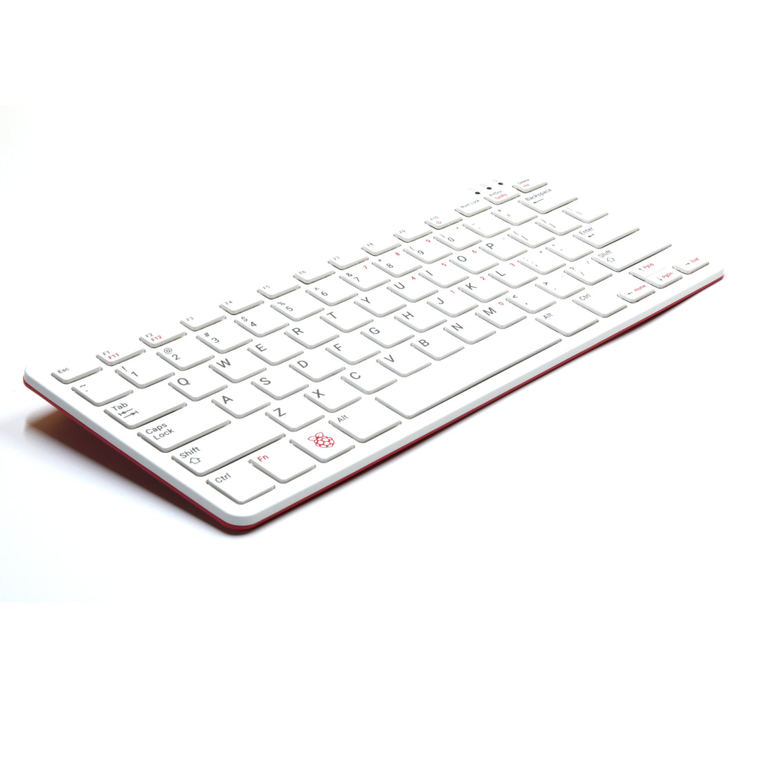 PepperTech Digital Raspberry Pi 400 Desktop Computer Complete Value Pack – 32GB Ubuntu Desktop Edition (U.S. Layout, Red and White)